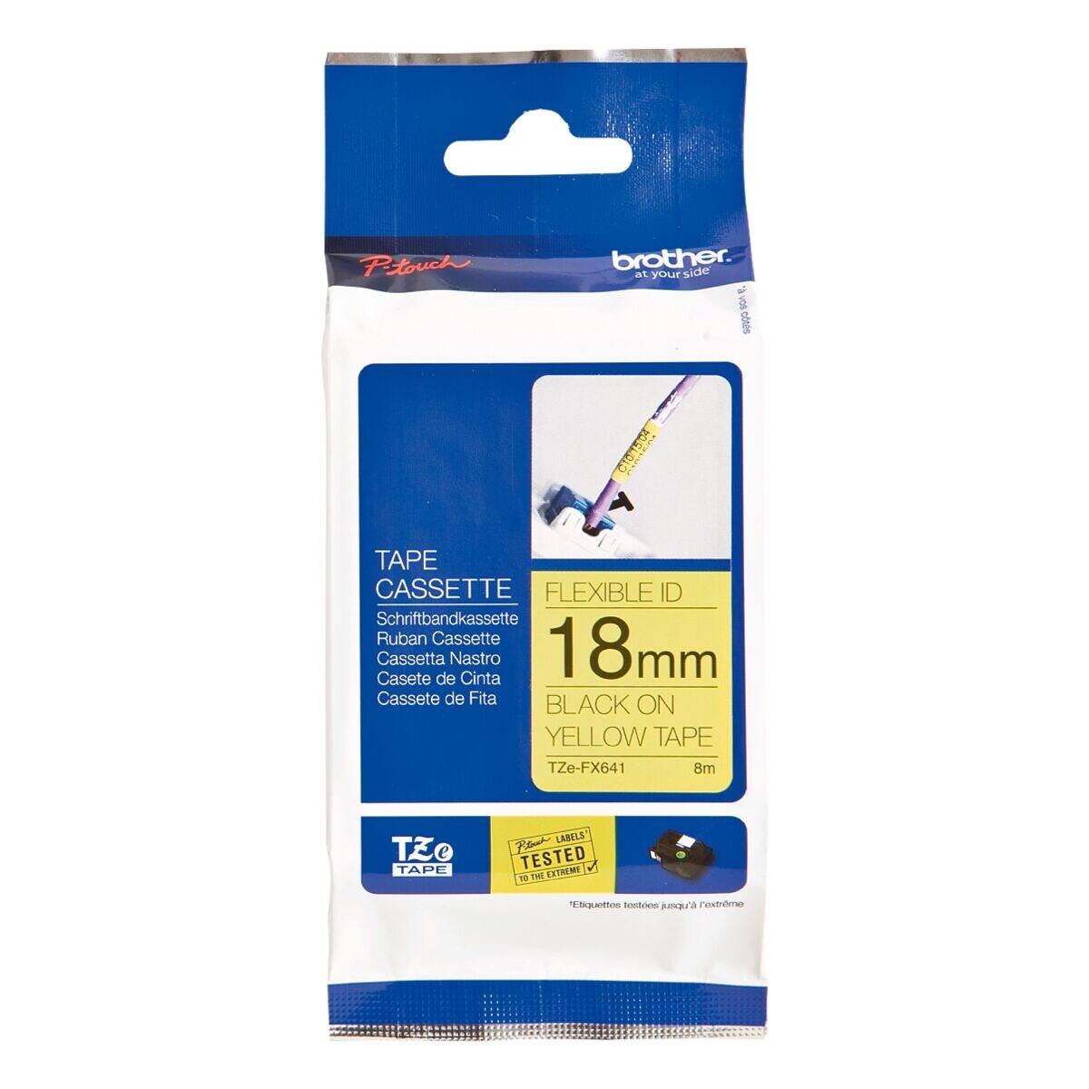 Brother TZe-Beschriftungsband »Flexi-Tape« 18 mm x 8 m-1