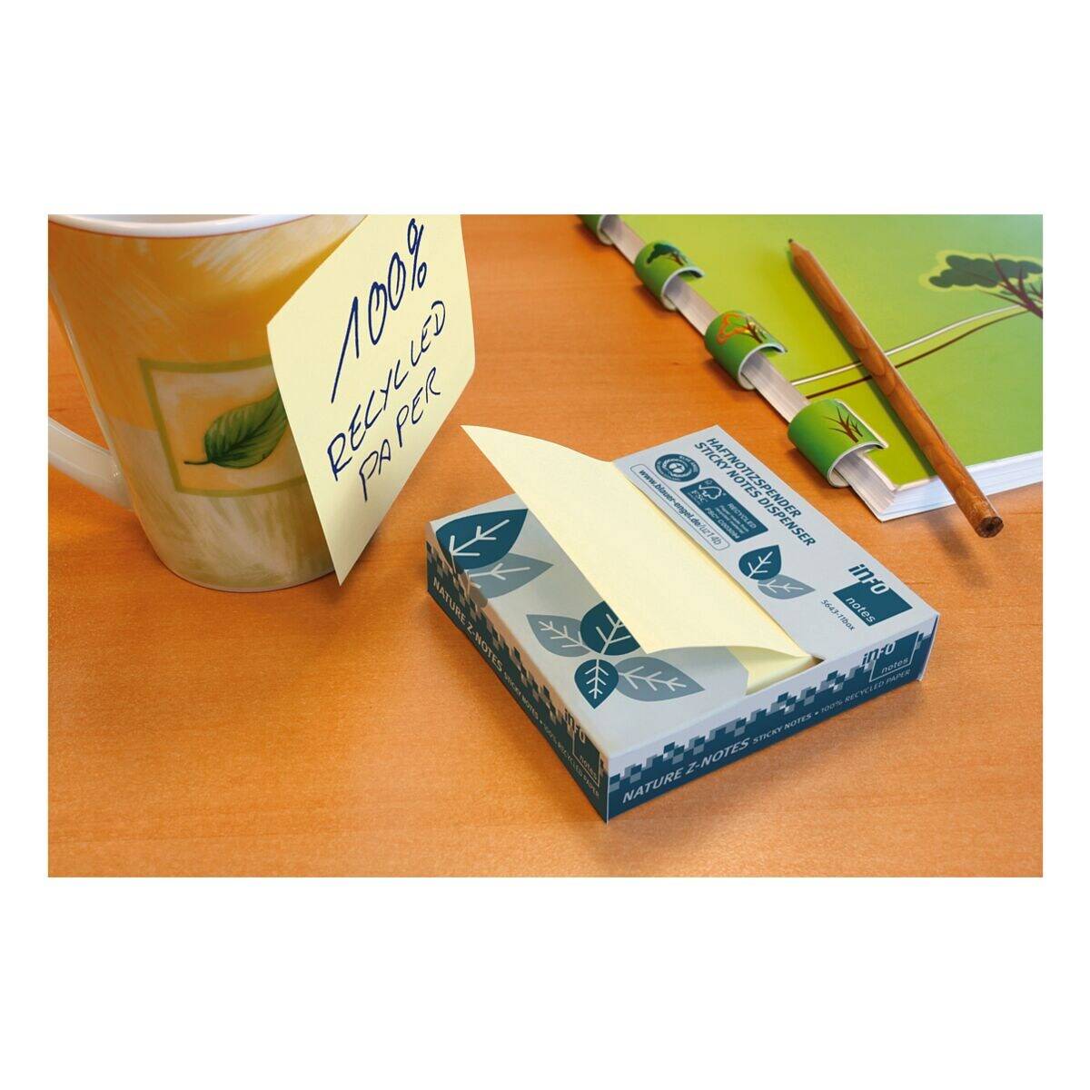 inFO Haftnotizen 7,5 x 7,5 cm 5643-11BOX-4