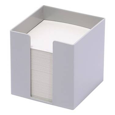 M&M Zettelbox grigio (hellgrau) inkl. 700 Notizzettel 69027309BE