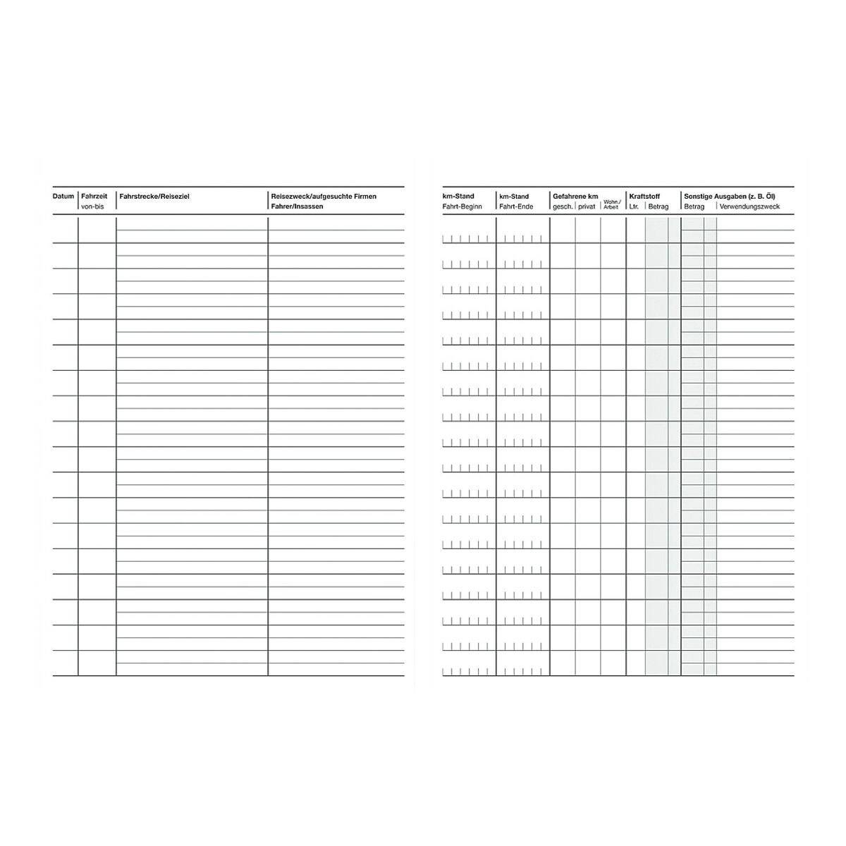 herlitz Formularbuch "Fahrtenbuch 602", A5, 32 Blatt (840637)-1
