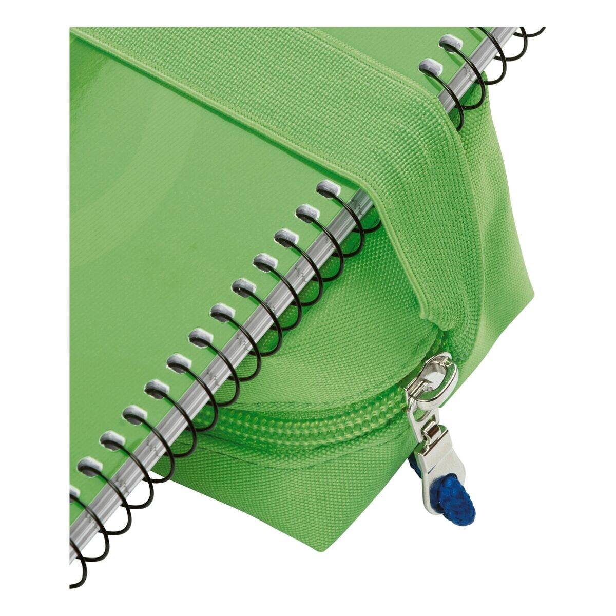 Oxford Schlamper-Etui, Polyester, rechteckig, groß, hellgrün-4