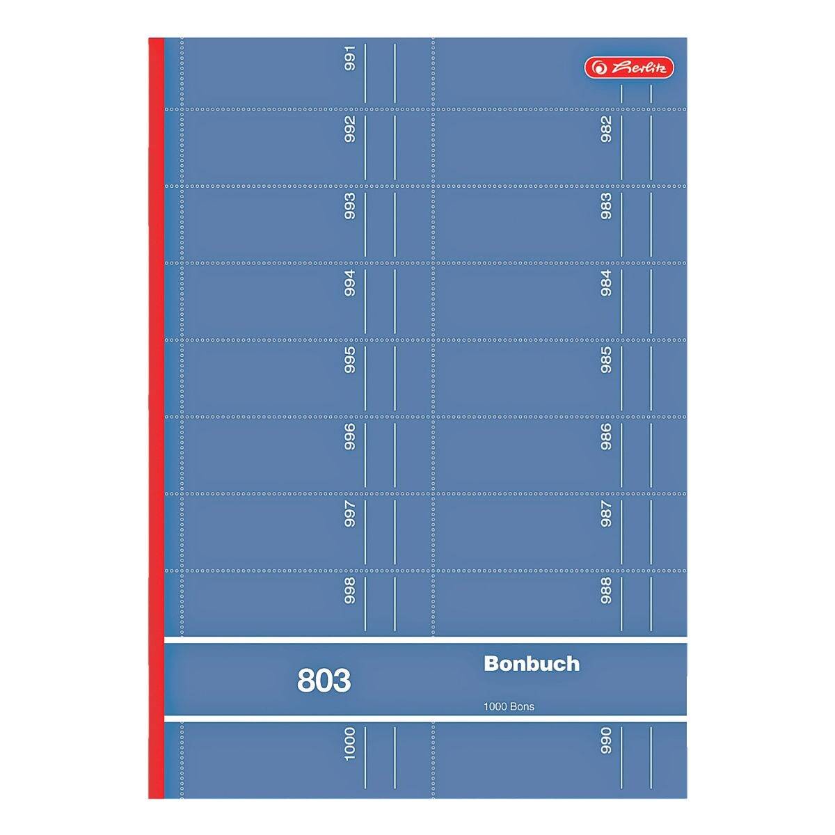 Herlitz Bonbuch »803« A4, 1000 Abrisse