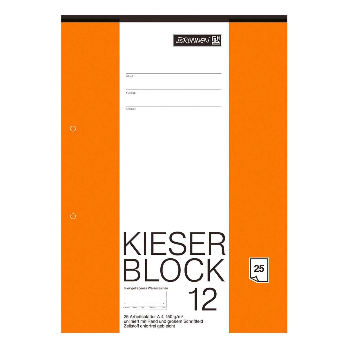 Brunnen Baier Zeichenblock »KIESER 080012«-0