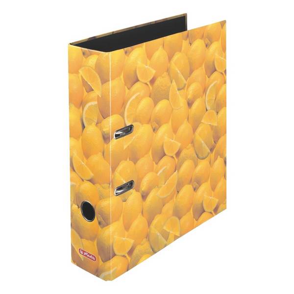 Herlitz Zitrone Motivordner DIN A4 Rückenbreite: 80 mm