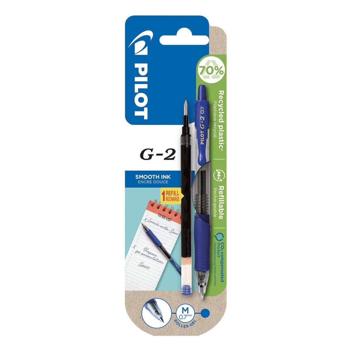 PILOT PEN - G2 Gelschreiber 0.4 mm Blau-0