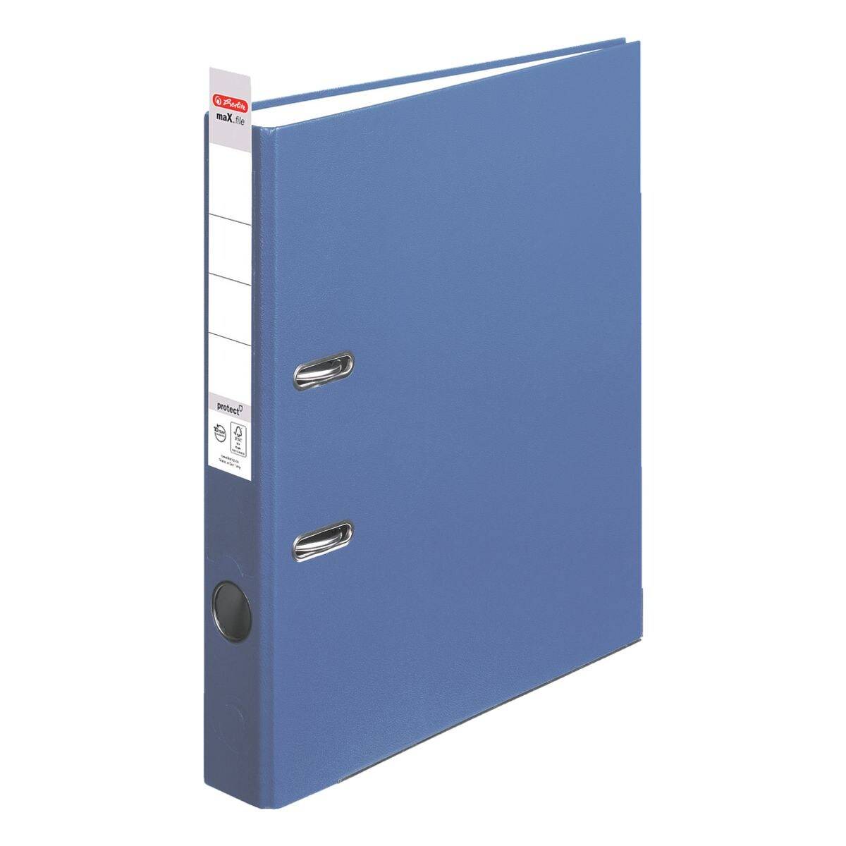 Ordner maX.file protect DIN A4 50mm PP blau-1