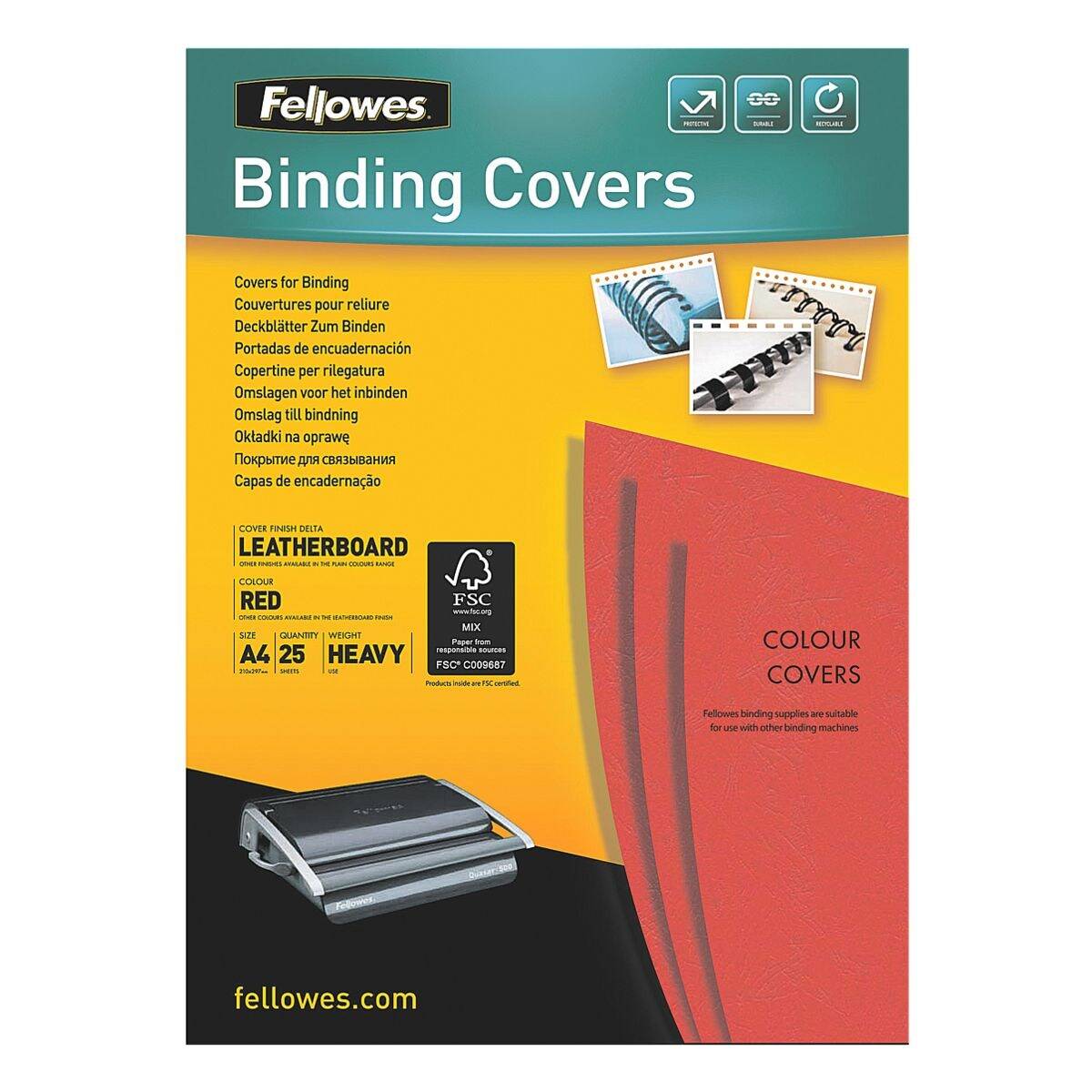 Fellowes Deckblätter zum Binden - 25 Stück-0