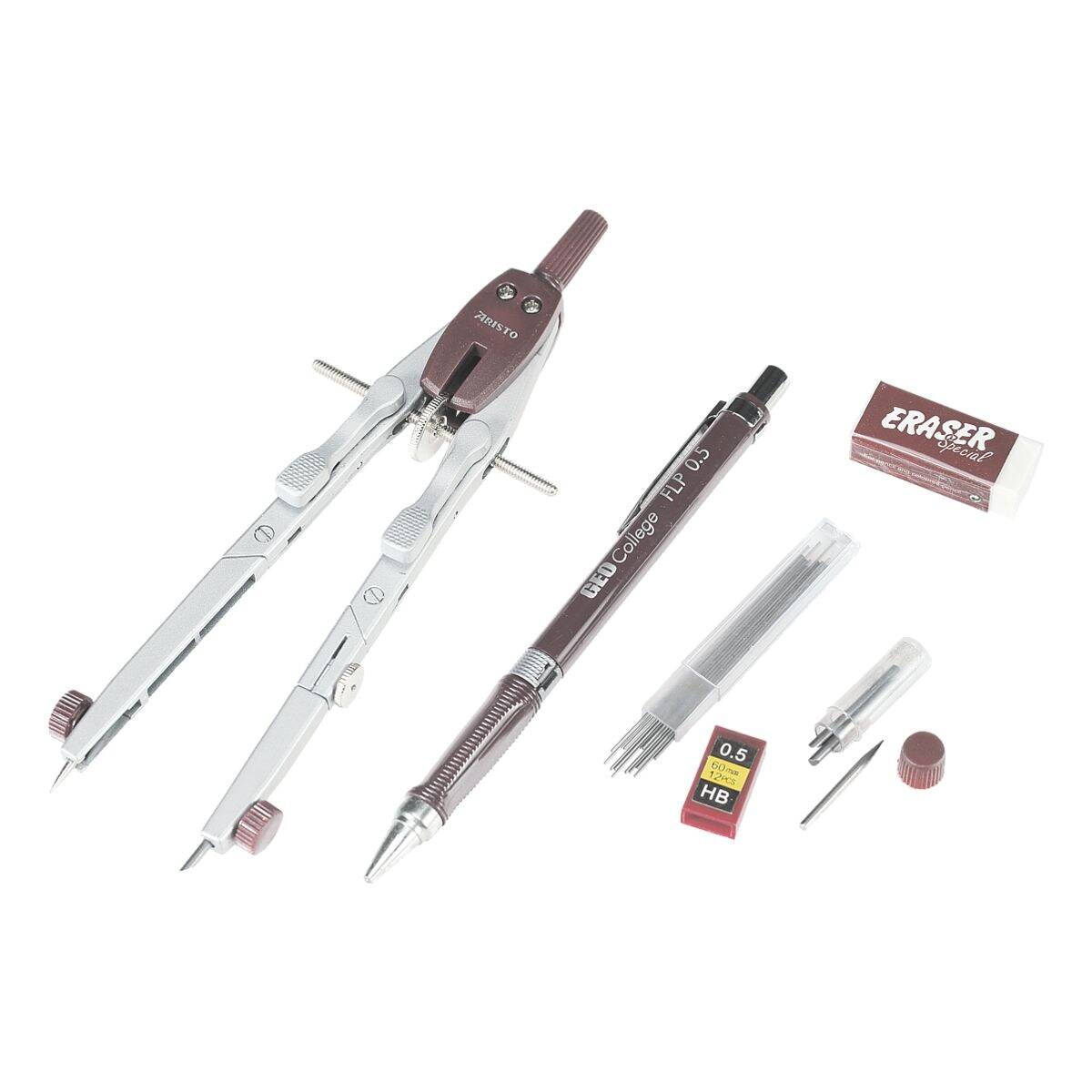 Zirkel-Set Geocollege 5-teilig-1