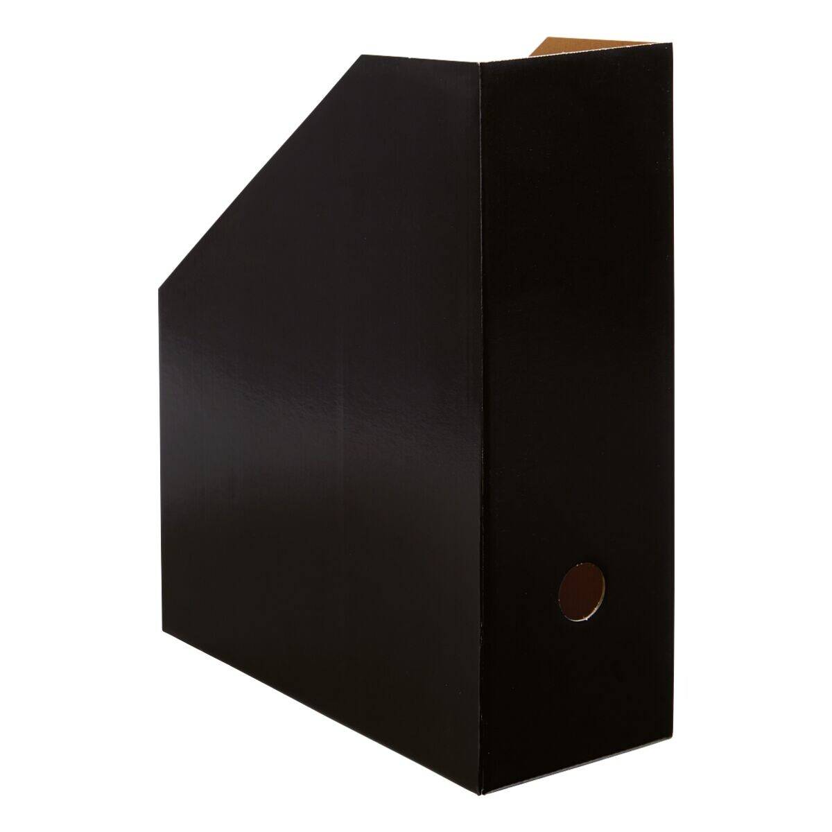 Stehsammler A4 extrabreit Karton schwarz-1