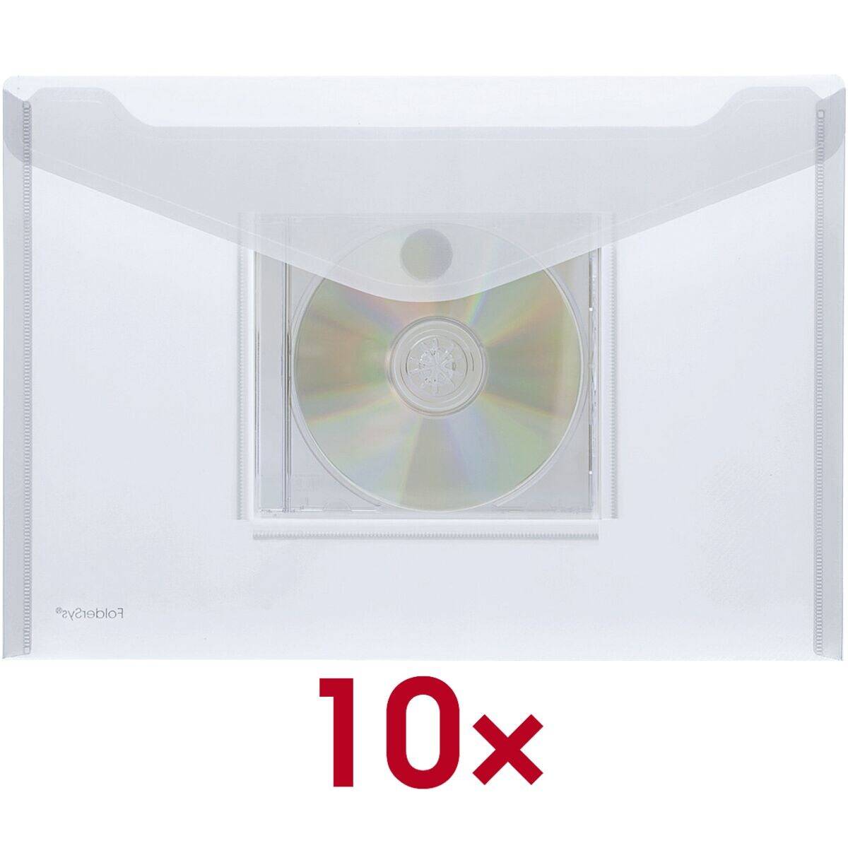 FOLDERSYS - Dokumententaschen DIN A4 quer glatt 0.2 mm-0