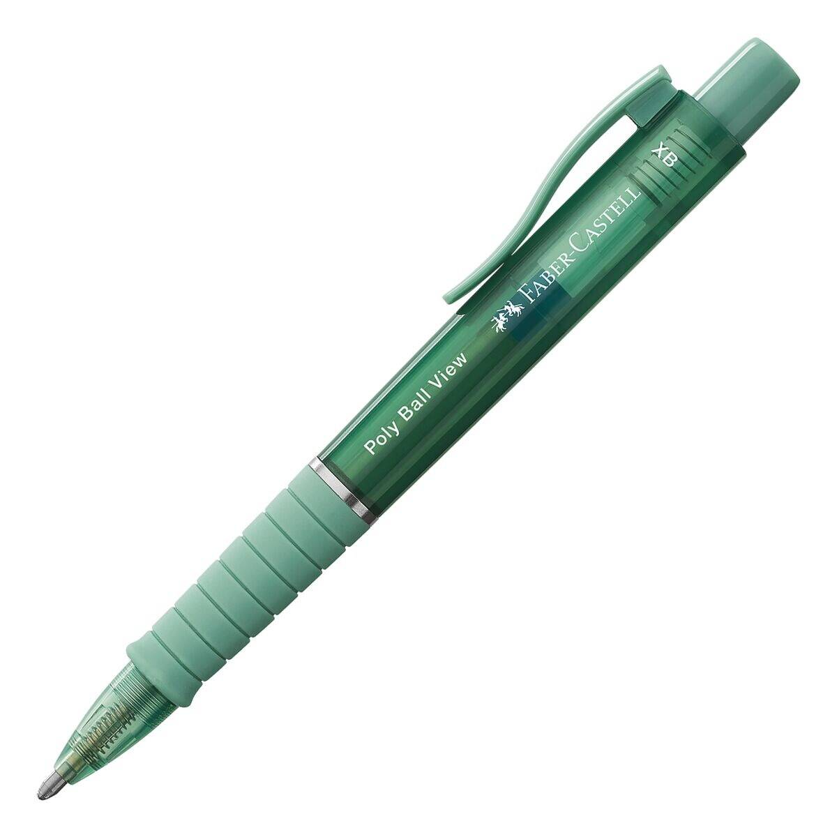 FABER-CASTELL - Kugelschreiber Poly Ball View green lily-1