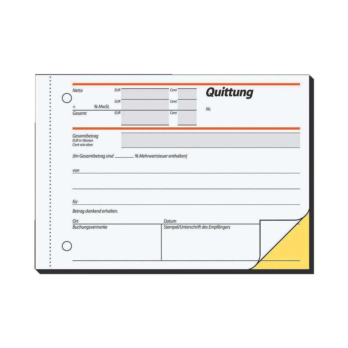 sigel Formularbuch "Quittung", 2 + 1 Aktion-1
