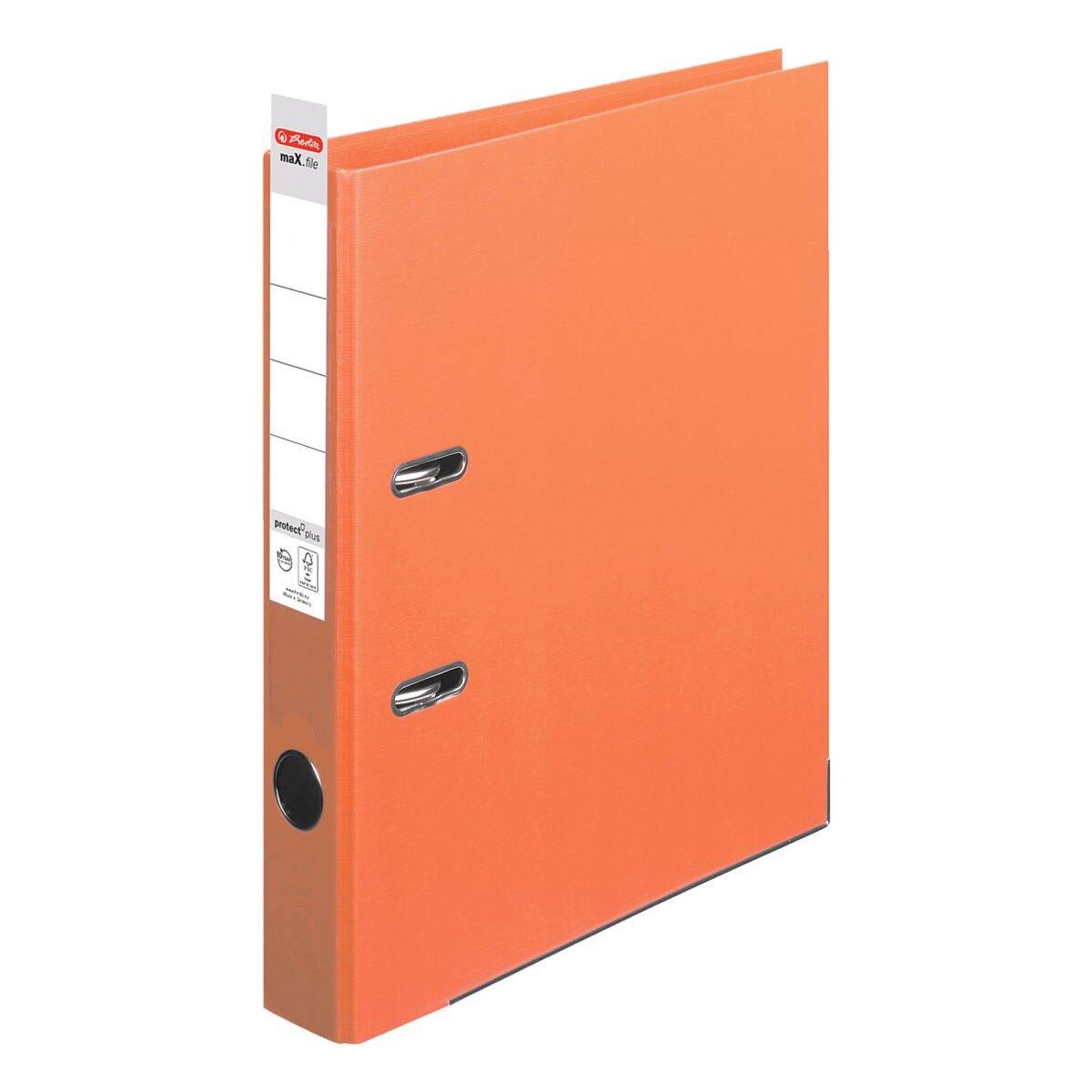 Herlitz Ordner »maX.file protect plus« schmal DIN A4, einfarbig-1