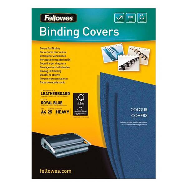 Fellowes Deckblätter zum Binden - 25 Stück
