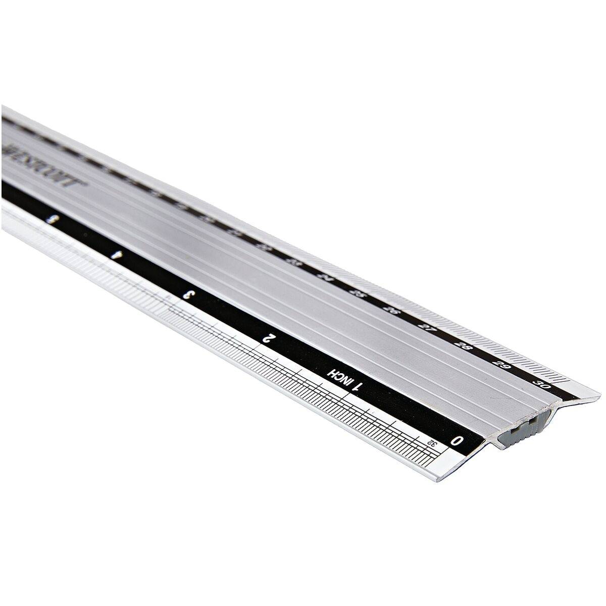 Westcott Aluminium-Lineal 30 cm rutschfest-0