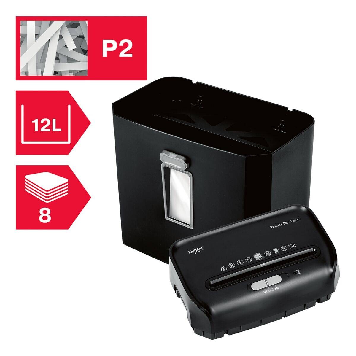 Rexel Aktenvernichter »ProMax RPS812« P-2-0