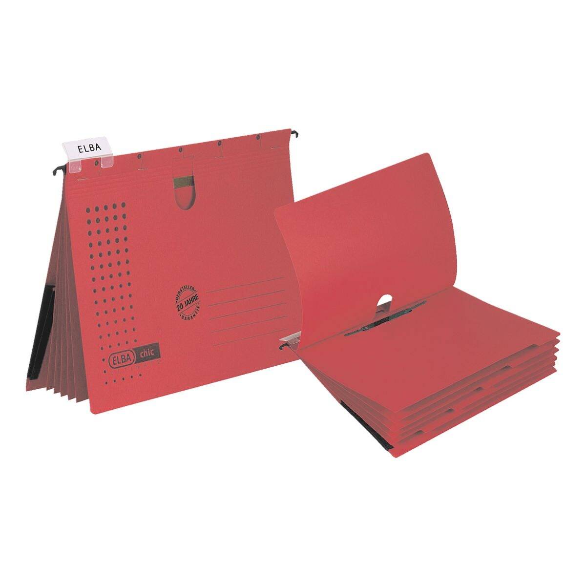 Hängehefter chic ULTIMATE DIN A4 rot 5 St./Pack.-1
