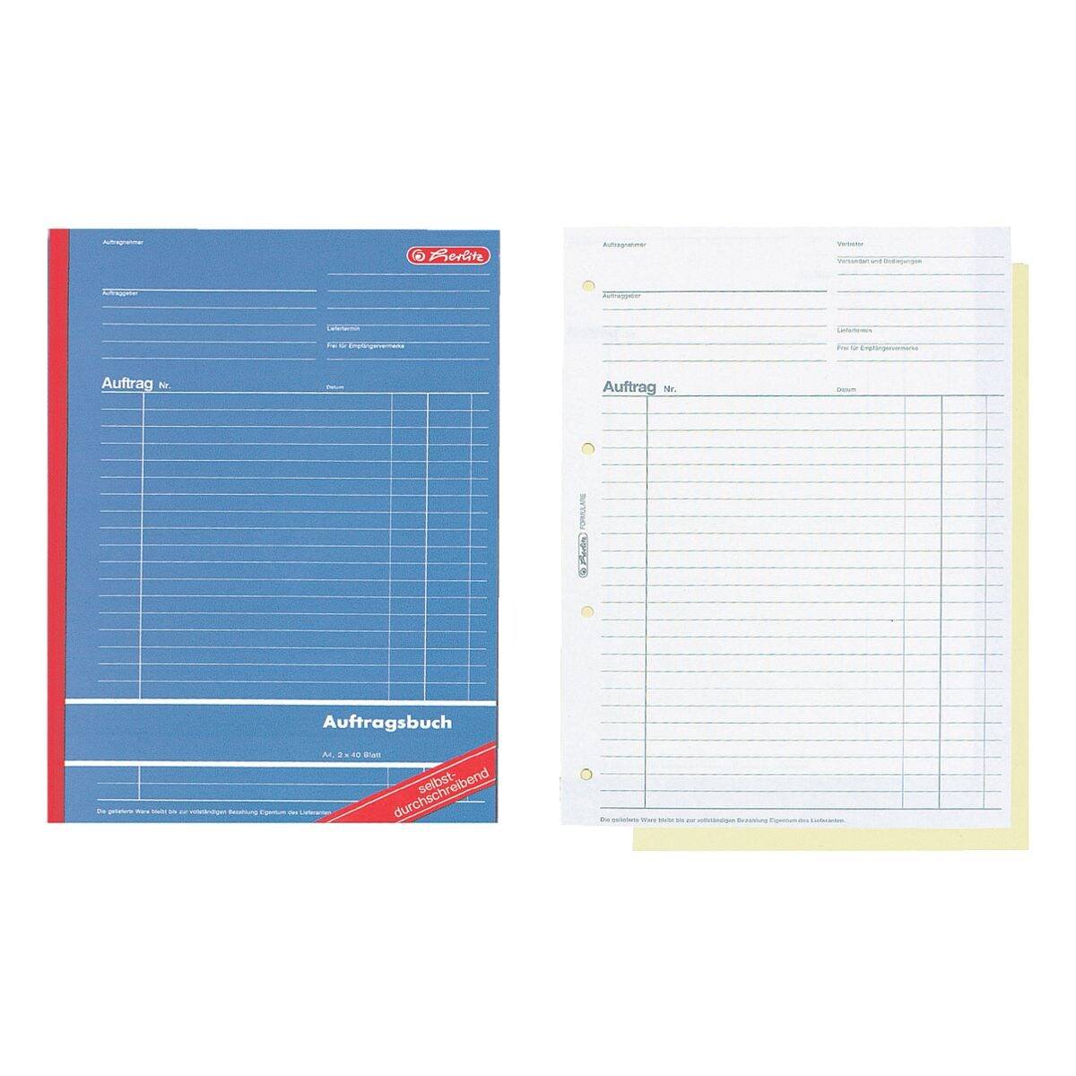 Herlitz Formularbuch »Auftrag«-0