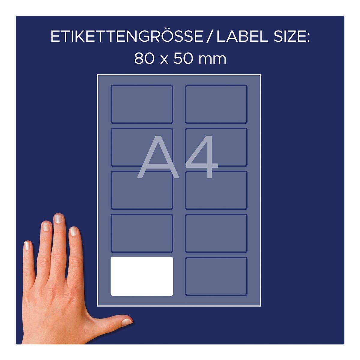 ETIKETTEN Namen 80x50mm ws-3
