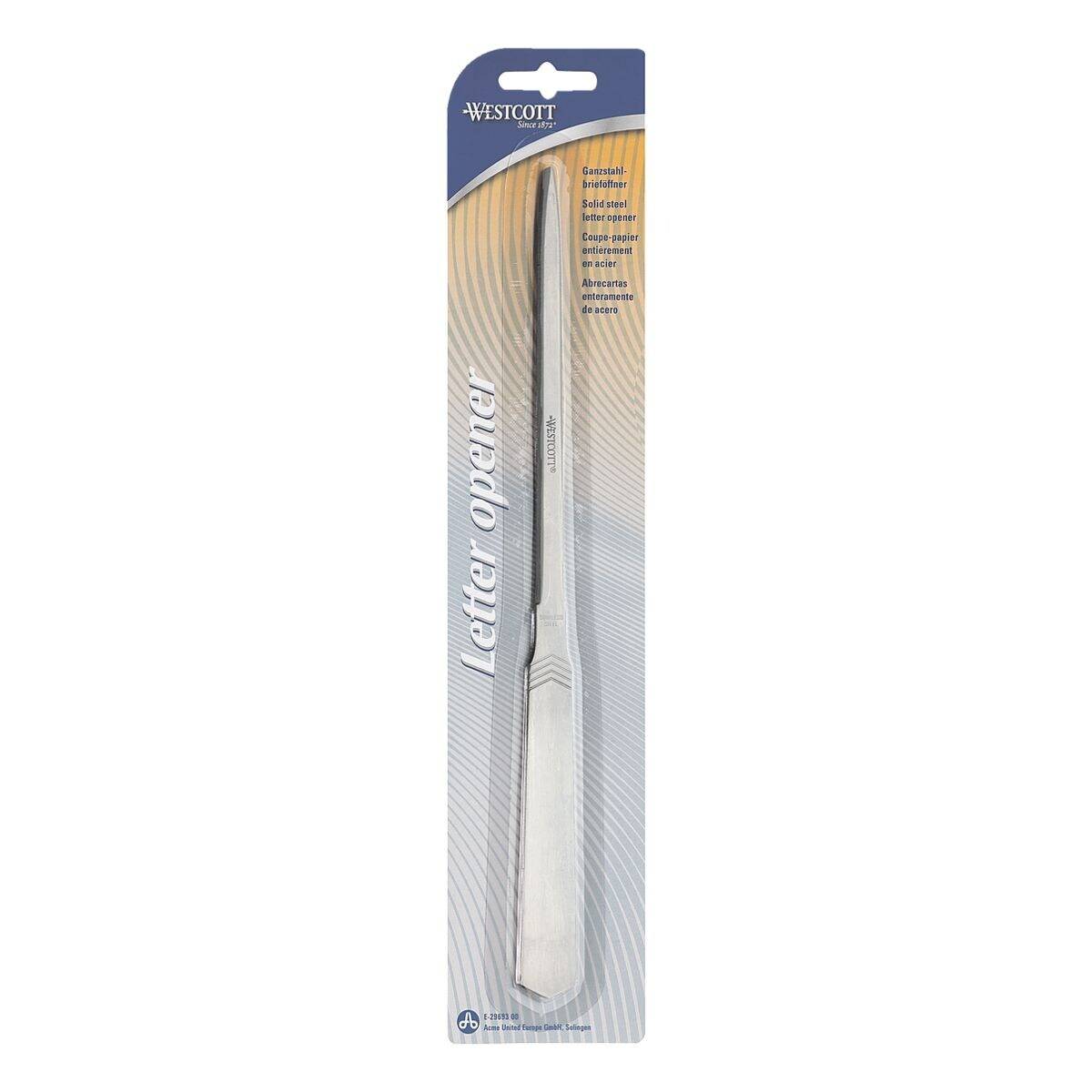 WESTCOTT Brieföffner, Länge: 245 mm, Stahlklinge & -griff (62350168)-1