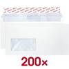 Elco Briefumschläge DL+ mit Fenster und Haftklebung - 200 Stück