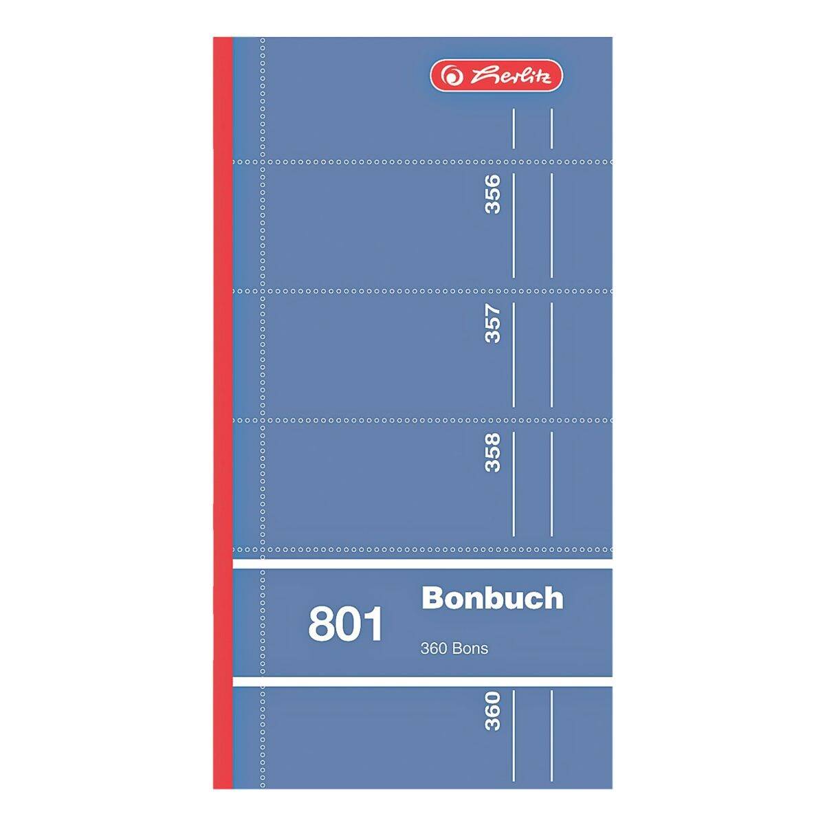 Herlitz Bonbuch »801«, 360 Abrisse