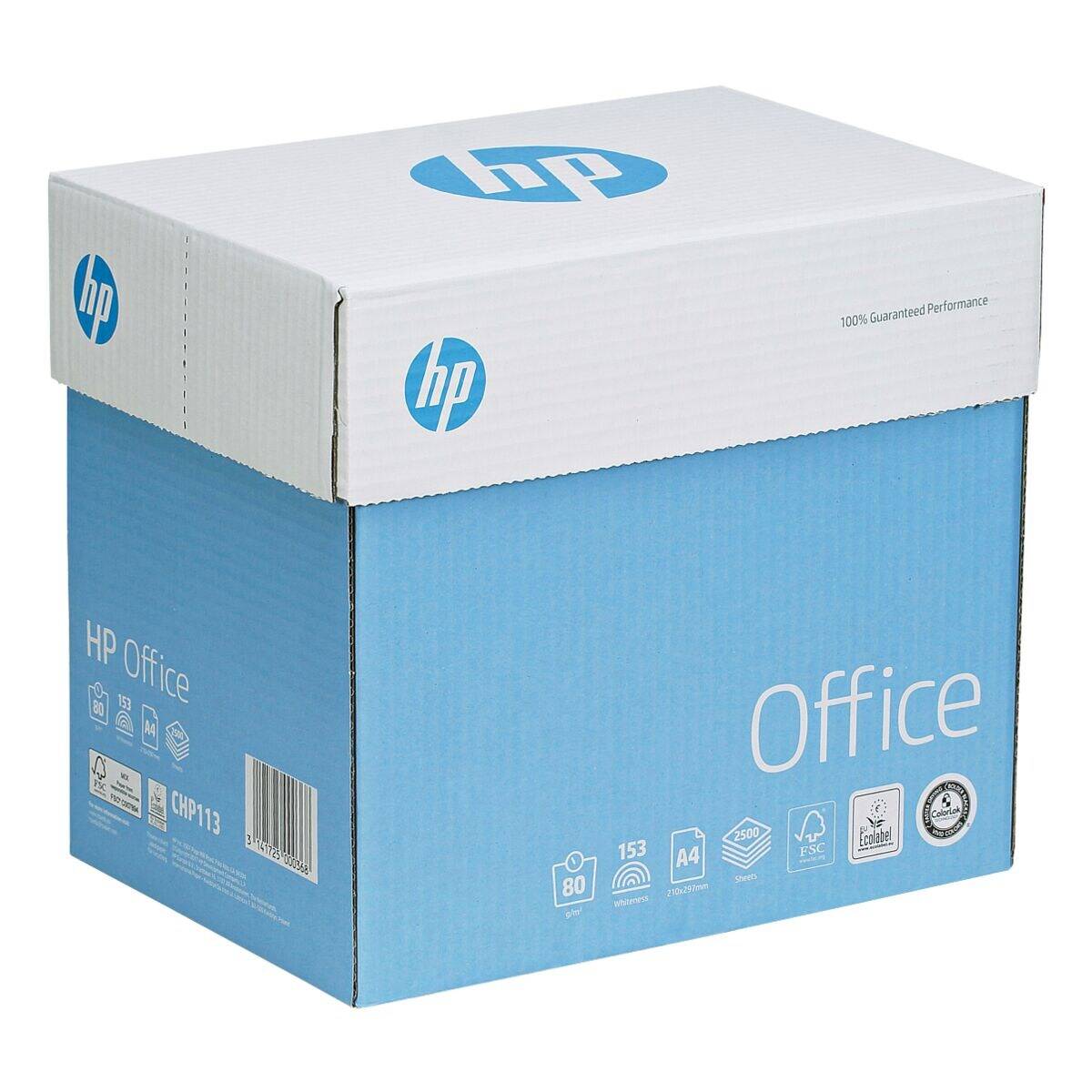 HP HP Office Multifunktionspapier DIN A4 Maxi-Box, 2500 Blatt, 80 g/m²-2