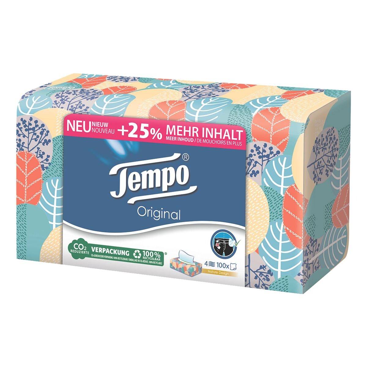Tempo Taschentücher-Box »Original« 4-lagig 100 Tücher-2