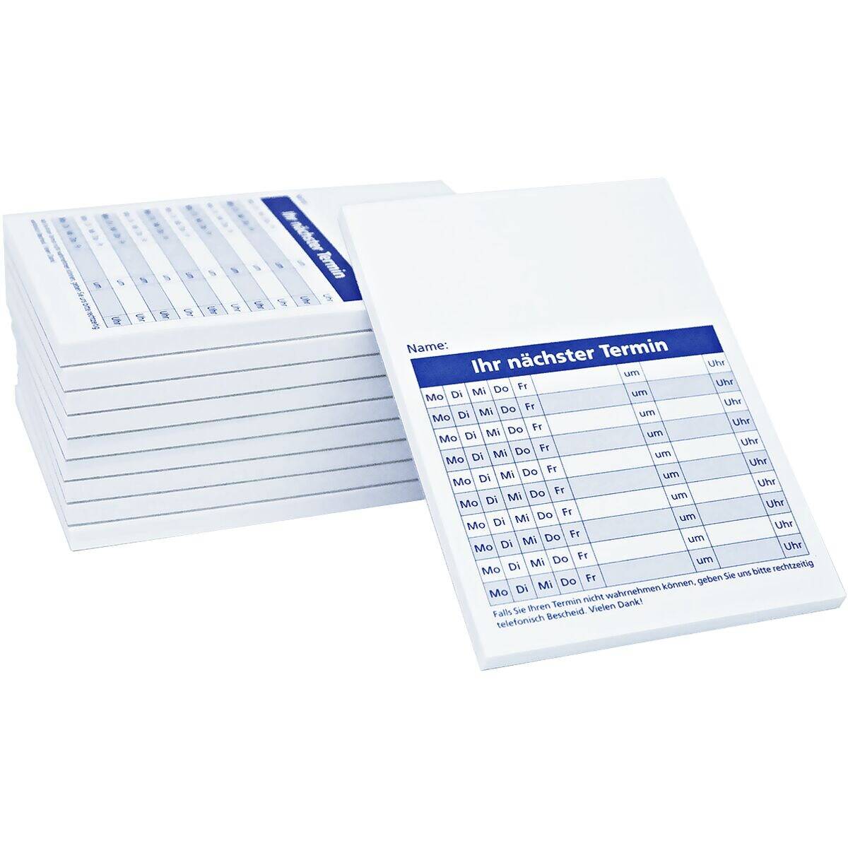 KOENIG&EBHARDT - Terminzettel A7 50Bl. 10 St./Pack.-2