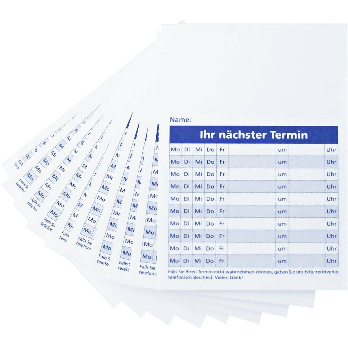KOENIG&EBHARDT - Terminzettel A7 50Bl. 10 St./Pack.-4