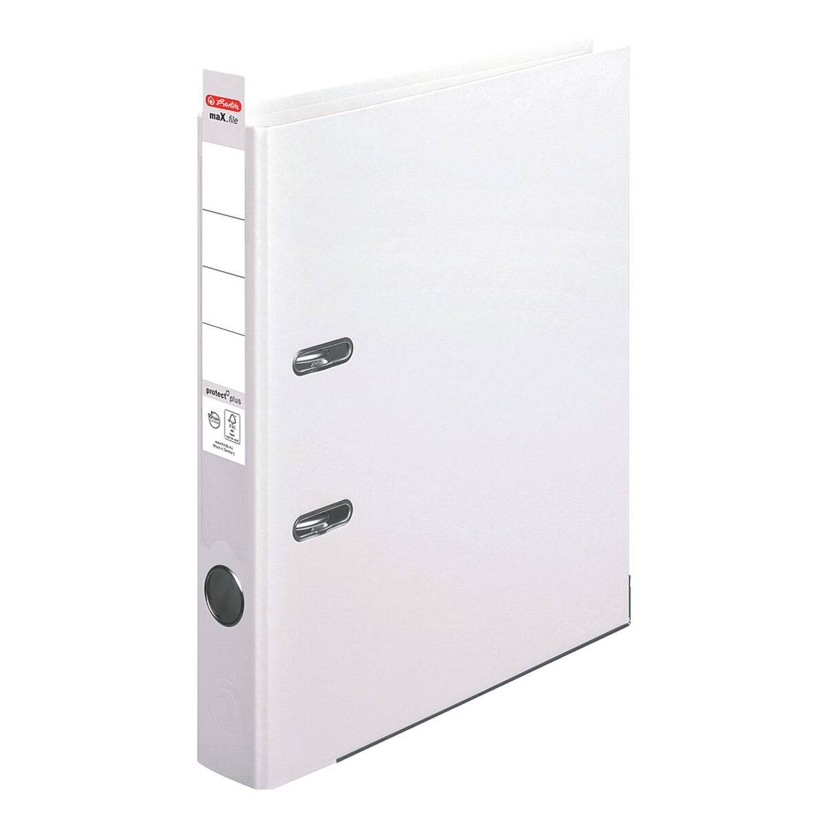 Herlitz Ordner »maX.file protect plus« schmal DIN A4, einfarbig-1