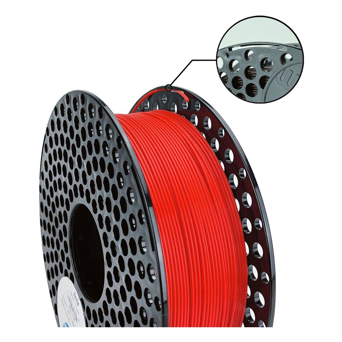 AzureFilm ABS-P Red 1.75mm 1kg 3D Filament-2