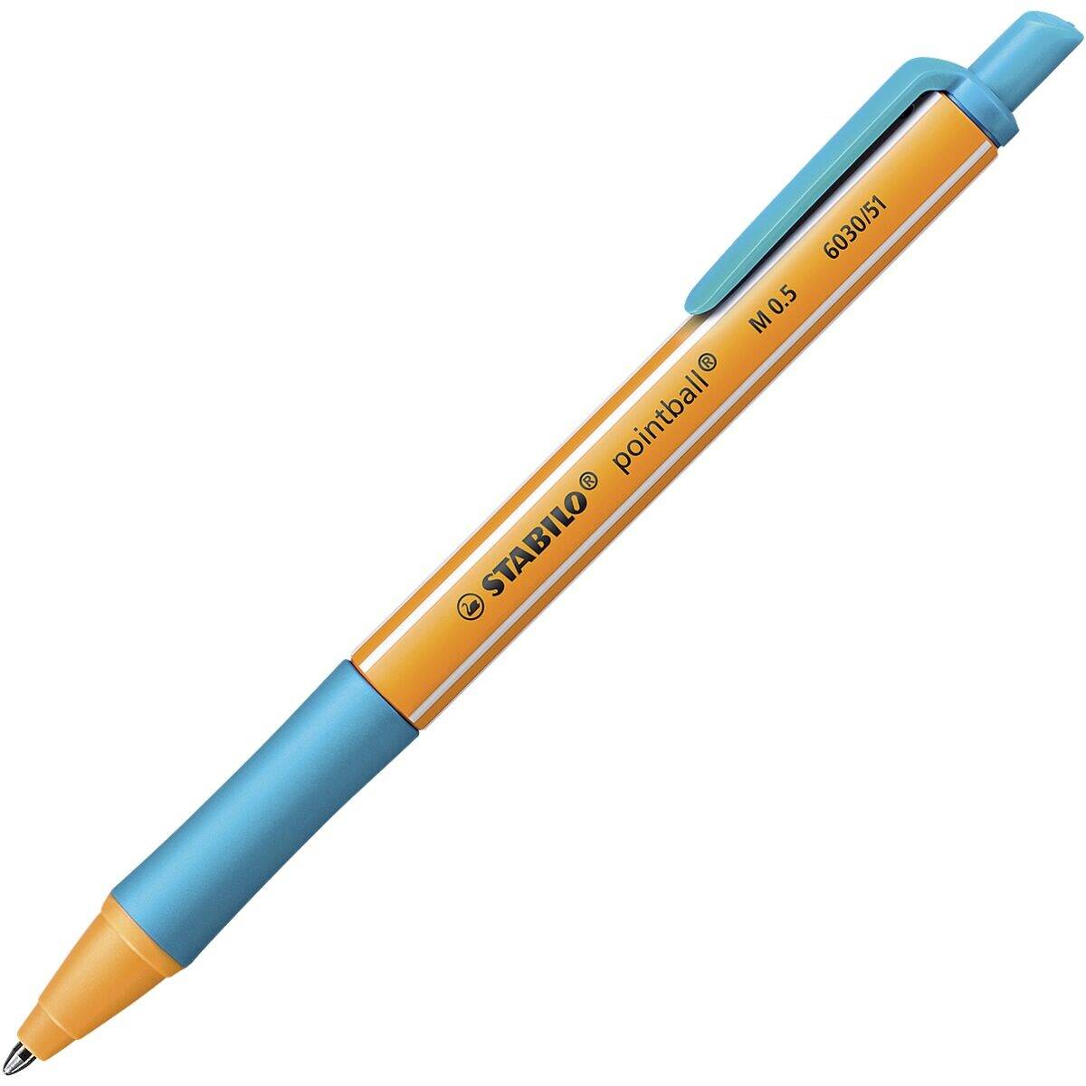 Kugelschreiber pointball 0,5mm sortiert 6 St./Pack.-1