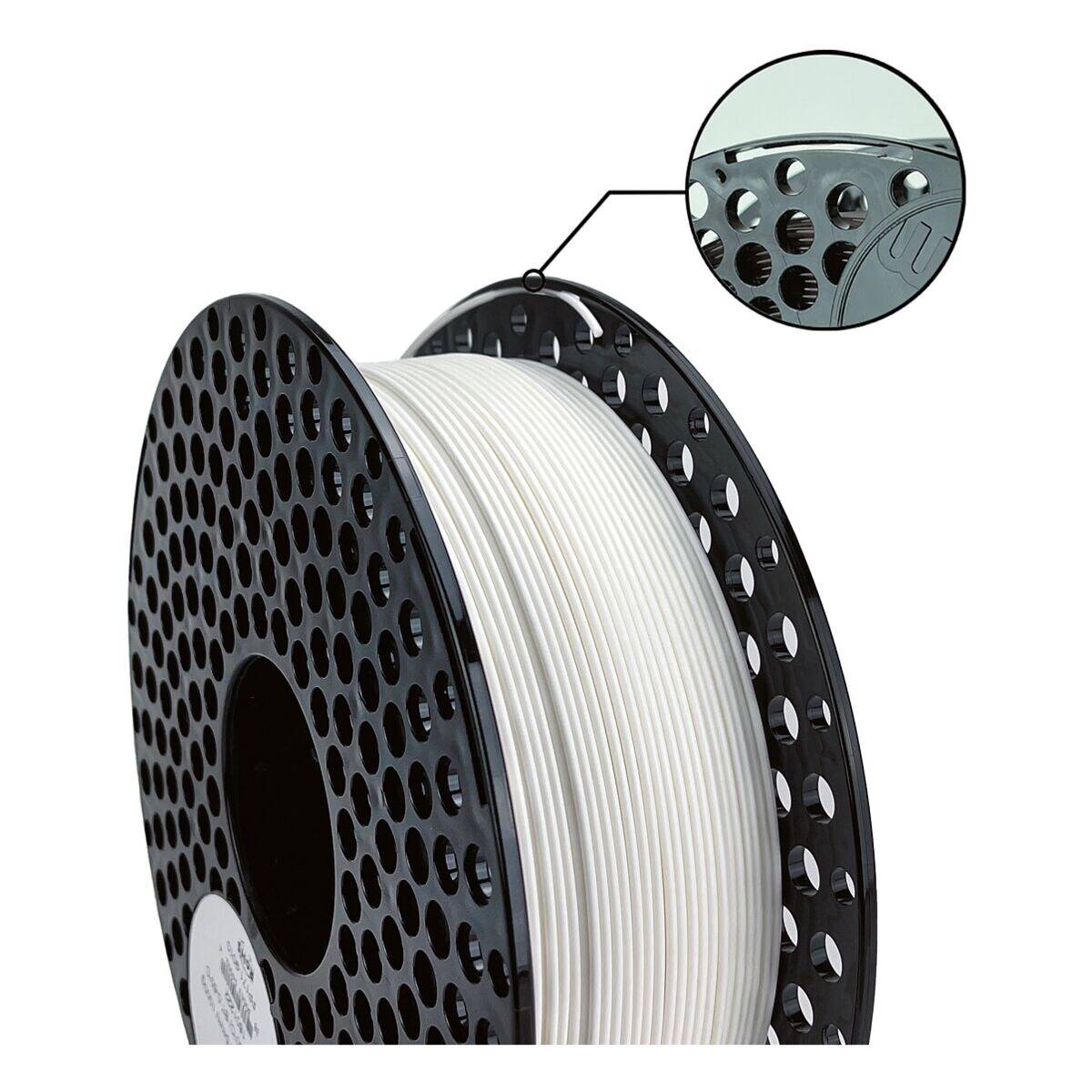 AzureFilm ABS-P White 1.75mm 1kg 3D Filament-2