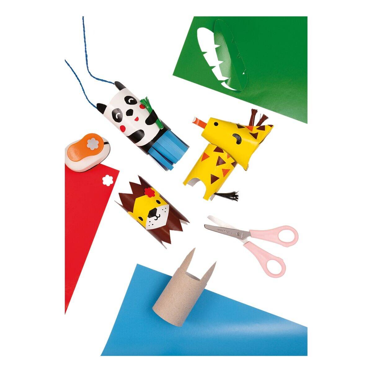 Buntpapier Mappe - gummiert 10 Farben sortiert 21 x 30 cm.-4