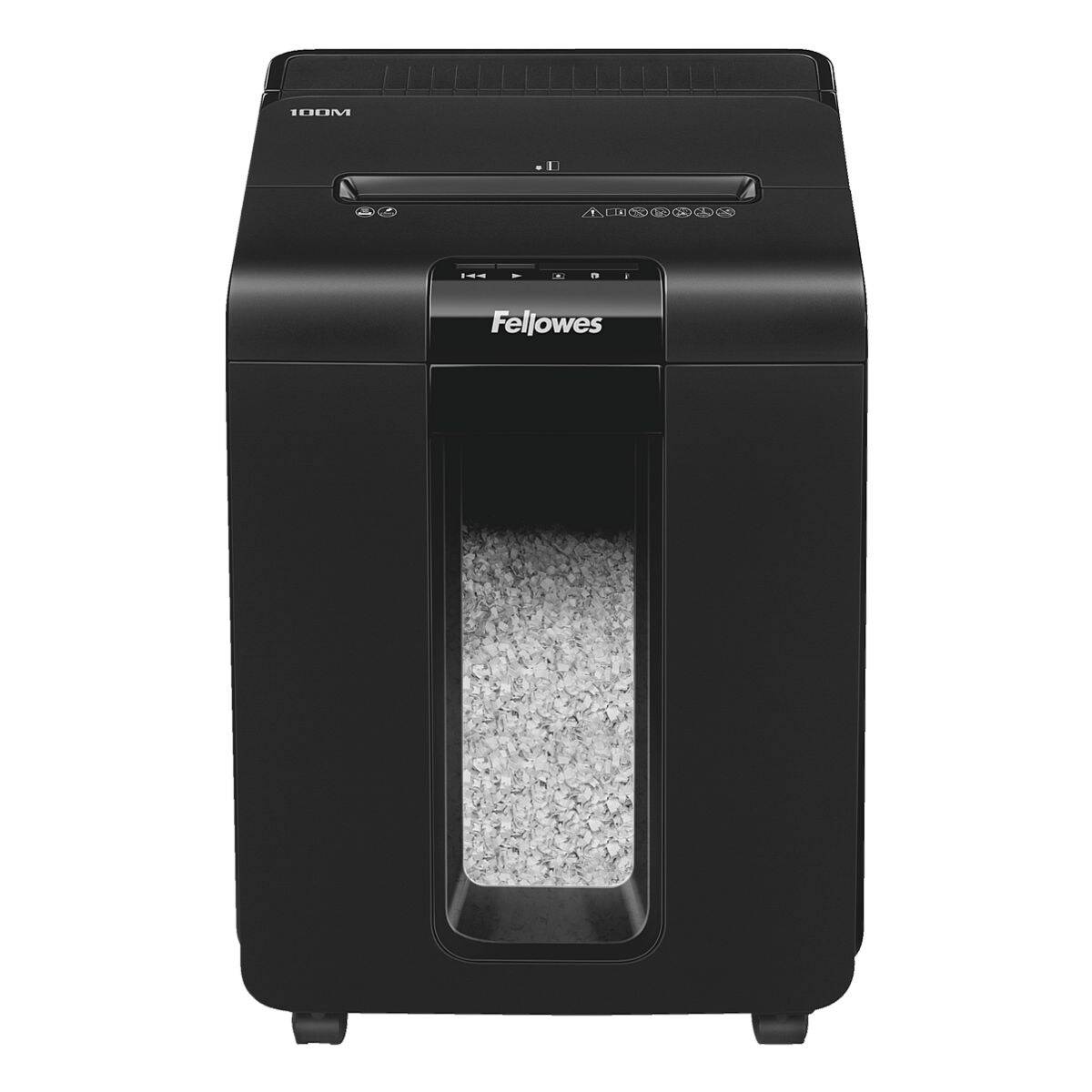Fellowes AutoMax™ 100M Aktenvernichter, Sicherheitsstufe 4, Partikelschnitt (4 x 10 mm)-0