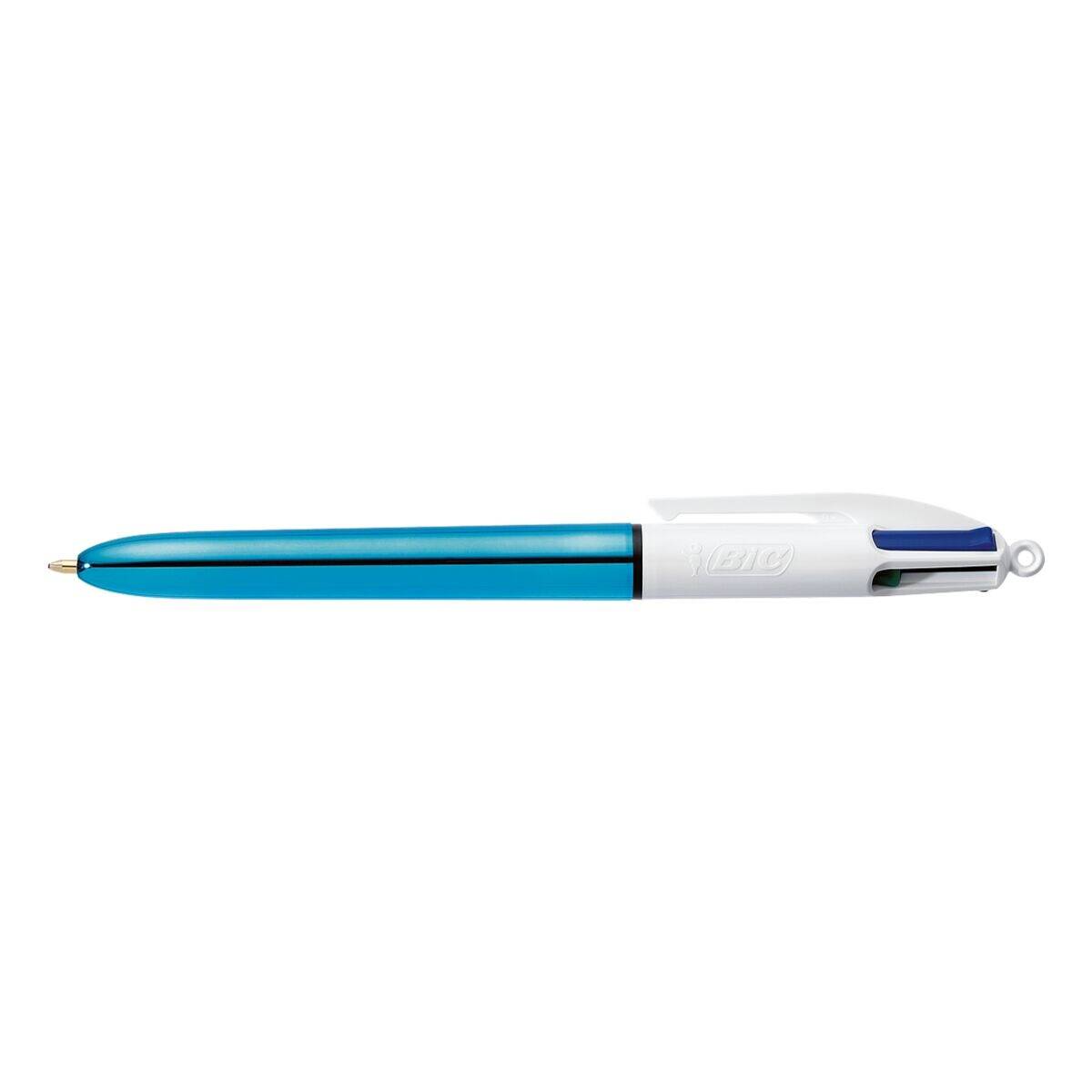 BIC Druckkugelschreiber 4Colours Shine, Strichstärke: 0,32mm (5103622)-1