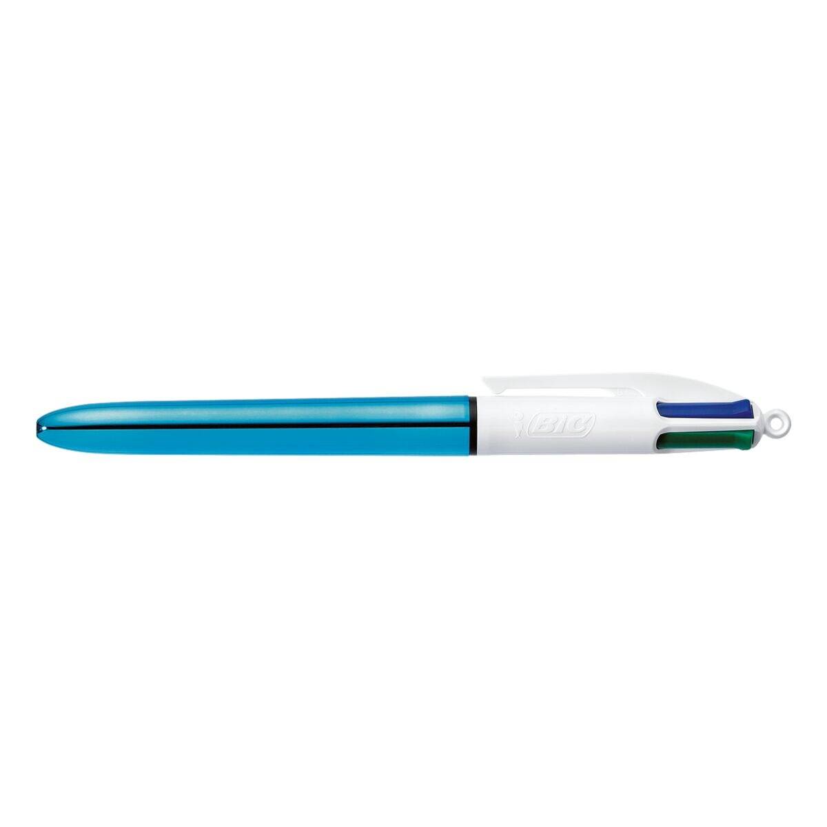 BIC Druckkugelschreiber 4Colours Shine, Strichstärke: 0,32mm (5103622)-2