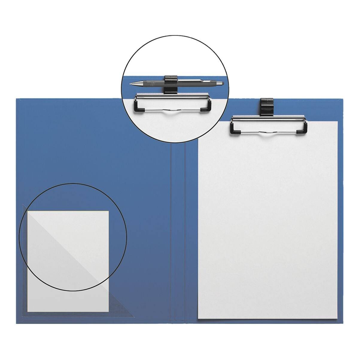 Blockmappe A4 Color blau-1