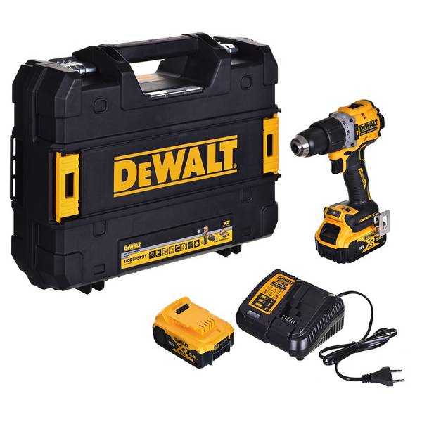 DRILLDRIVER DEWALT DCD805P2T 18V 2X5,0AH BL TSTAK (DCD805P2T)