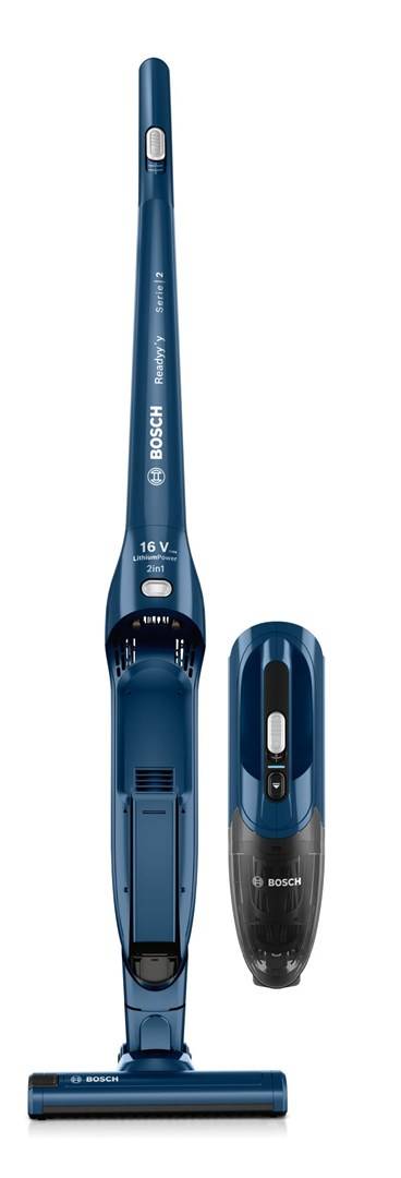 Bosch Serie 2 BBHF216 Stabstaubsauger/Elektrischer Besen 2-in-1-Stabstaubsauger Akku Trocken Beutellos Blau-2
