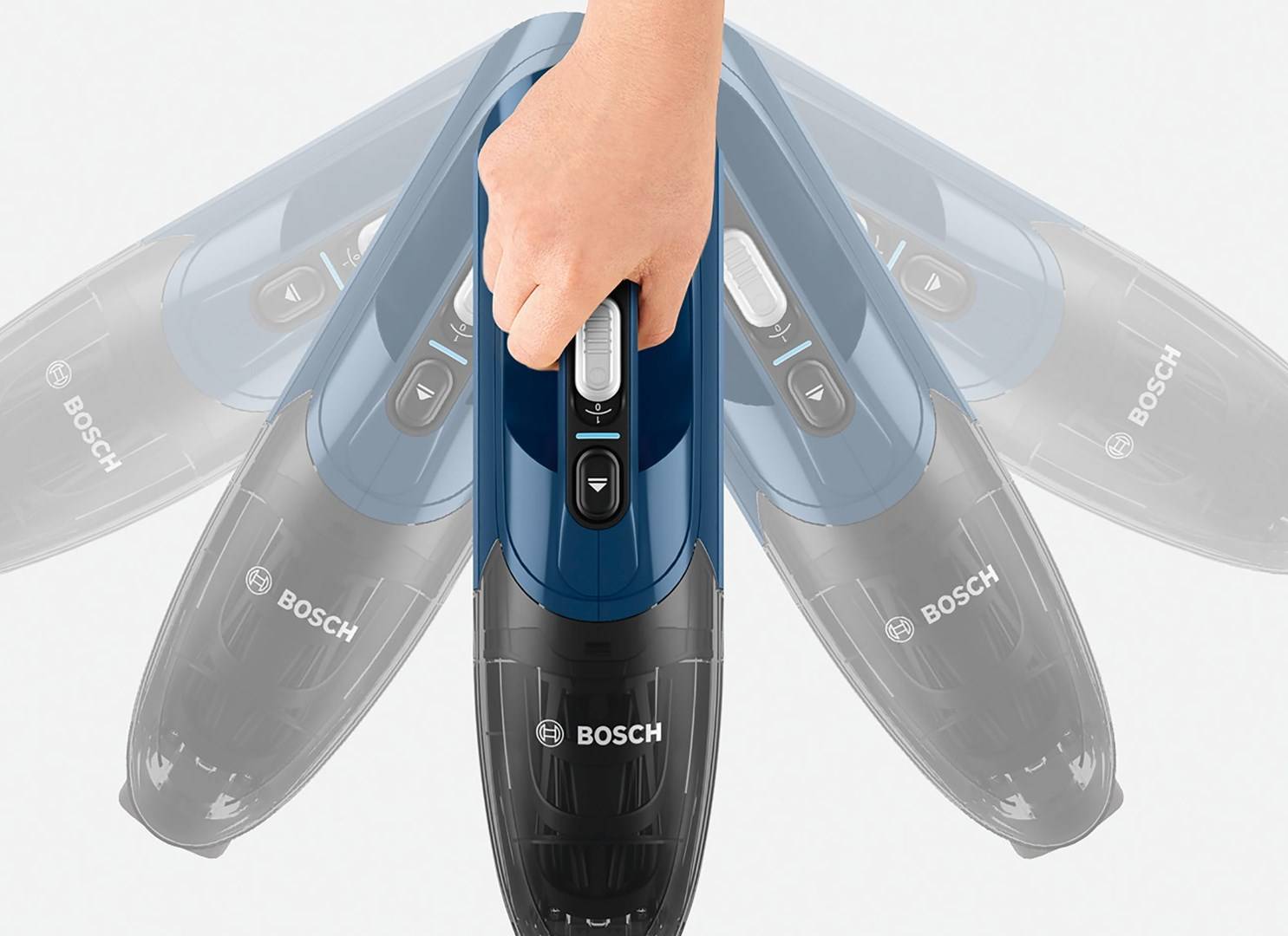 Bosch Serie 2 BBHF216 Stabstaubsauger/Elektrischer Besen 2-in-1-Stabstaubsauger Akku Trocken Beutellos Blau-4