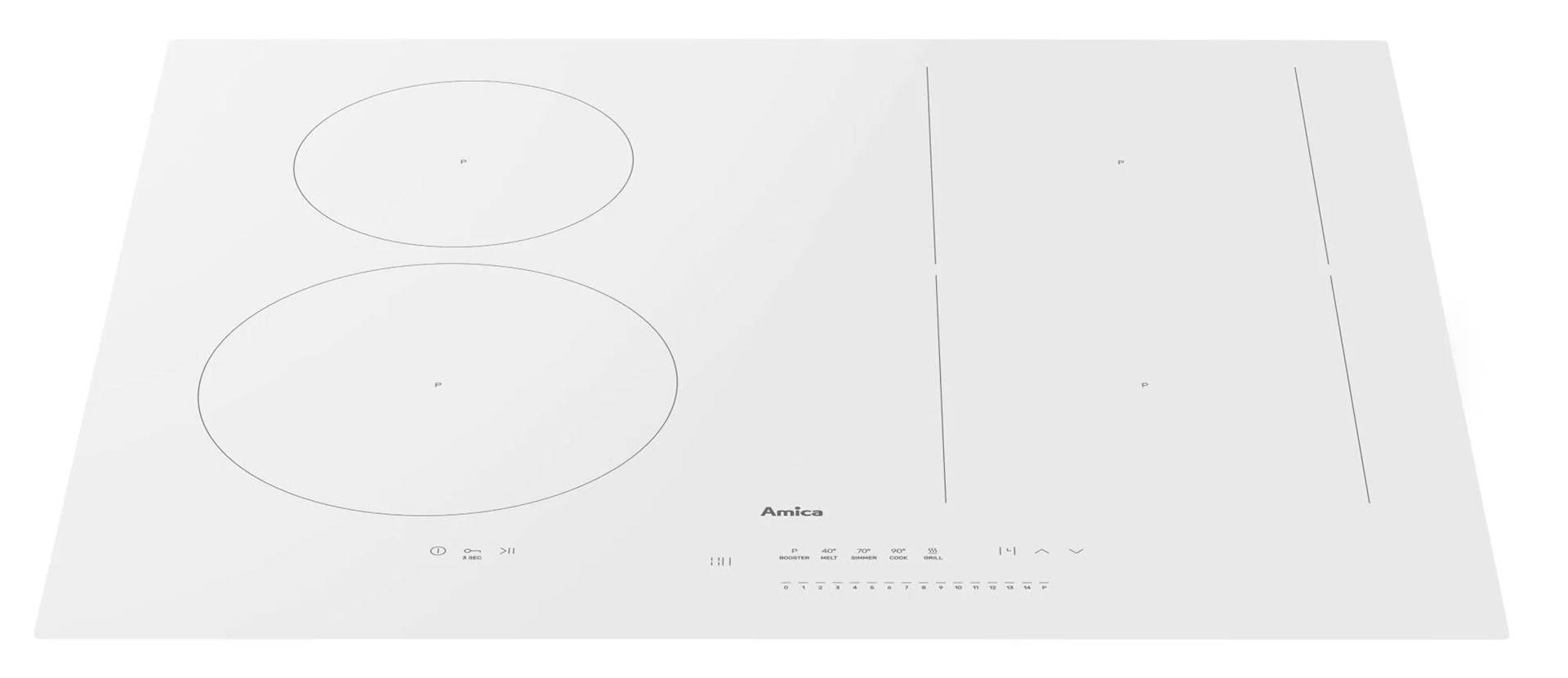 Amica Induction cooktop PIDH6141PHTSUN 3.0 white-4