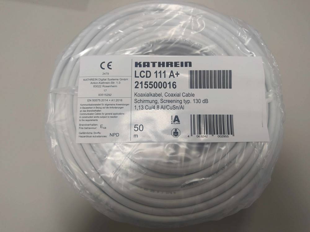 50 Mtr. Kathrein Koaxialkabel LCD 111APlus 50m-0