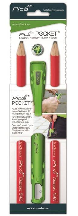 10 Stk. Pica-Marker POCKET Köcher/ Messer 505/01-0