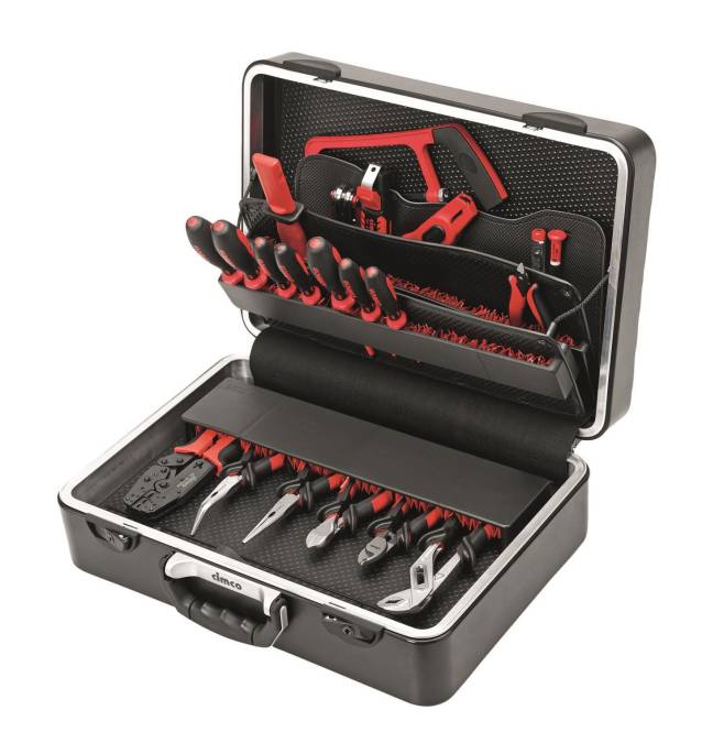 Cimco Meisterkoffer Perfekt 175331 Elektro bestückt Install.Baumaterial Werkzeug Messgeräte-0