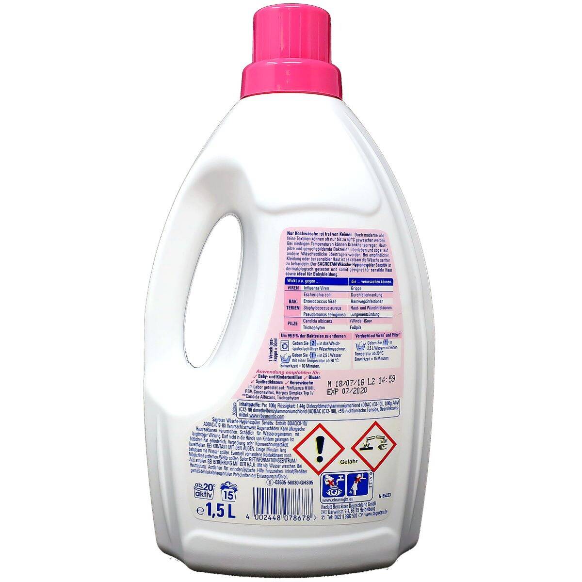 Sagrotan Wäsche-Hygienespüler »Sensitiv« 15 WL-1
