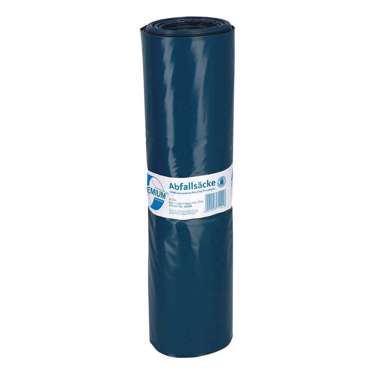 Müllsack Recycling - 240 Liter, blau, 10-1
