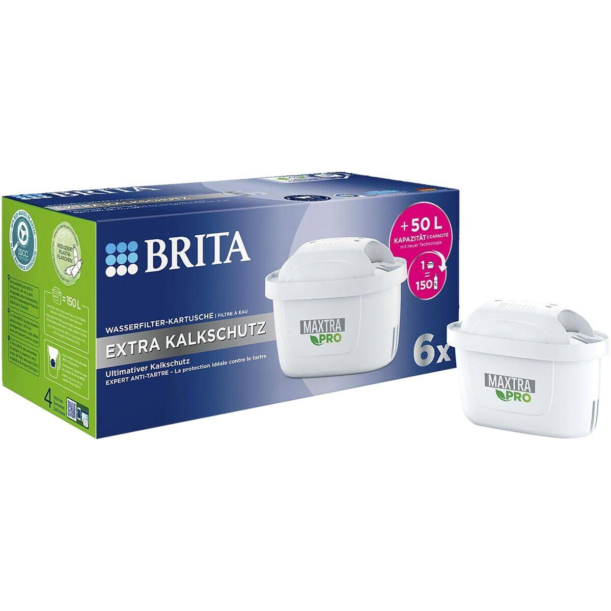 Brita 6er-Pack Wasserfilterkartuschen »MAXTRA PRO Extra Kalkschutz«-0