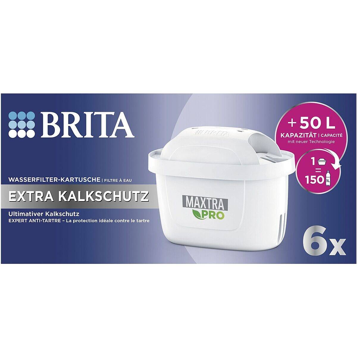 Brita 6er-Pack Wasserfilterkartuschen »MAXTRA PRO Extra Kalkschutz«-2